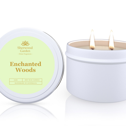 Enchanted Woods Soy Candle Tin 165g.