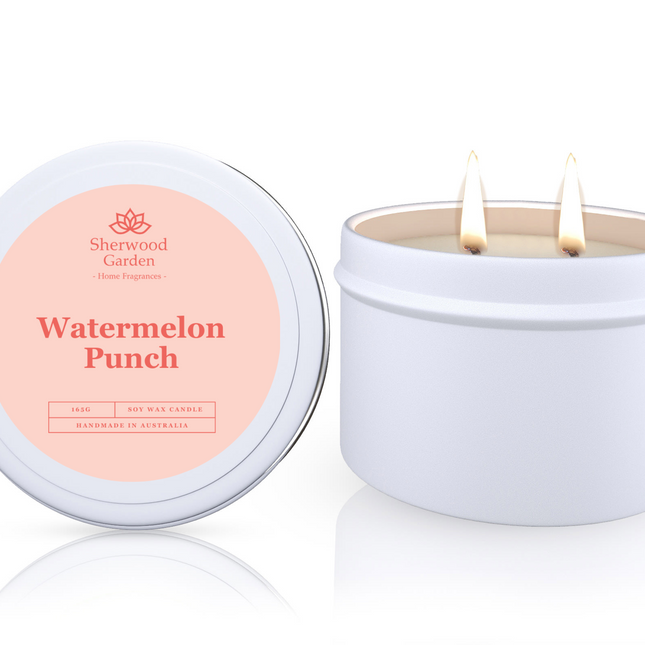 Watermelon Punch Soy Candle Tin 165g.