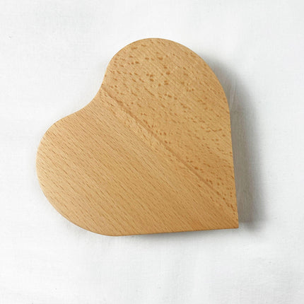 Solid Wooden Heart Gift Perfect for Engraving or Trophy Business.