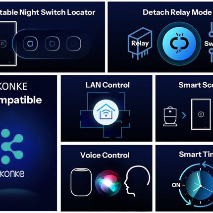 Smart Touch Light Switch 1Ch.