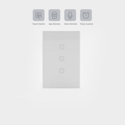 Smart Touch Light Switch 3Ch.