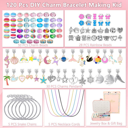 Christmas DIY Jewelry & Craft Advent Calendar(YD-120pcs,16*11*5).