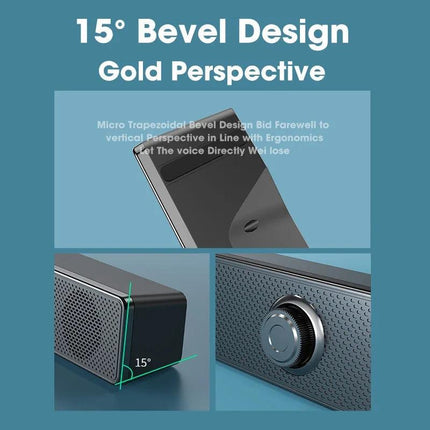 NNEOBA PC Soundbar Wired Speaker.