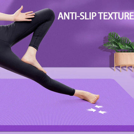 Thickened Anti-Slip Yoga Mat Exercise Pilates Foam Mat.