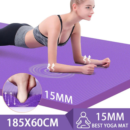 Thickened Anti-Slip Yoga Mat Exercise Pilates Foam Mat.