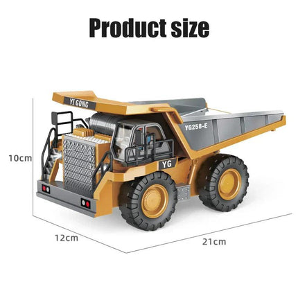 Rc Alloy Dump Truck Engineering Vehicle For Boys.