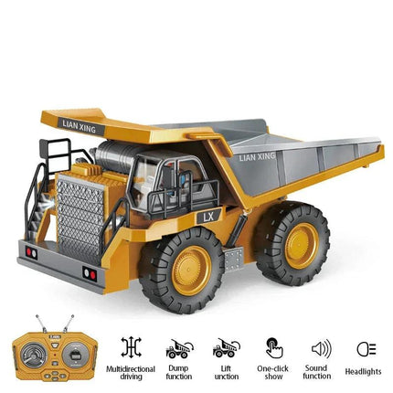 Rc Alloy Dump Truck Engineering Vehicle For Boys.