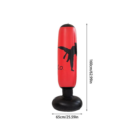 160cm Inflatable Boxing Bag for Kids and Adults.