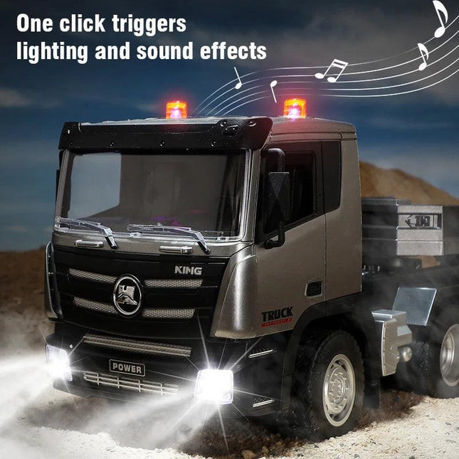 Rc Flat Truck 9-Channel Alloy Remote Control Trailer.