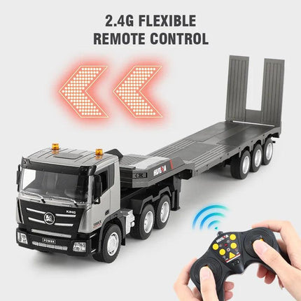 Rc Flat Truck 9-Channel Alloy Remote Control Trailer.