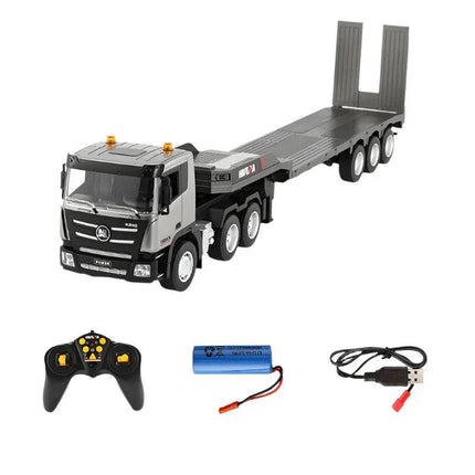 Rc Flat Truck 9-Channel Alloy Remote Control Trailer.