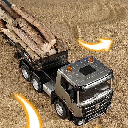 Rc Flat Truck 9-Channel Alloy Remote Control Trailer.