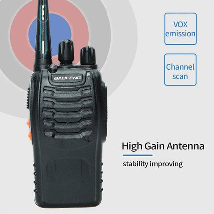 V2 Walkie Talkie Long Range Radio (2PCS BF-888S).