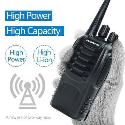 V2 Walkie Talkie Long Range Radio (2PCS BF-888S).