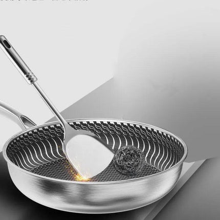 Tri-Ply 316 Frying Pan 32cm Double-Sided.
