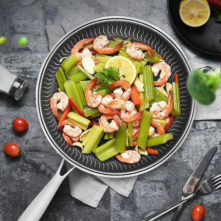 Tri-Ply 316 Frying Pan 32cm Double-Sided.