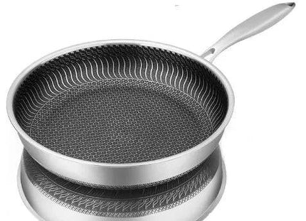 Tri-Ply 316 Frying Pan 32cm Double-Sided.
