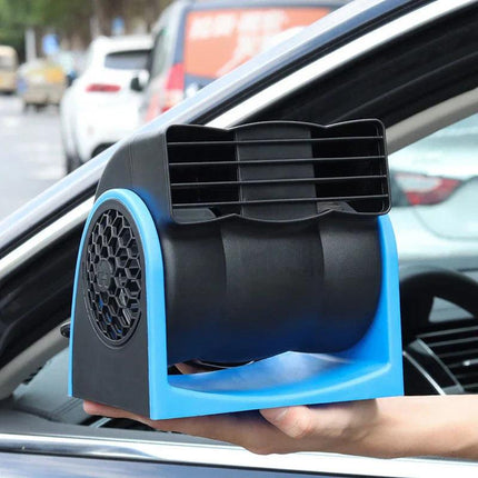 12V Adjustable Car Air Conditioning Fan Dual Speed.