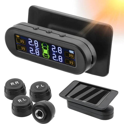 Wireless Tire Pressure Monitoring  Solar And USB Charging.