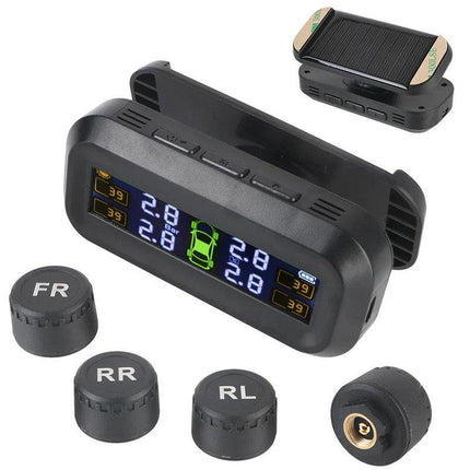 Wireless Tire Pressure Monitoring  Solar And USB Charging.