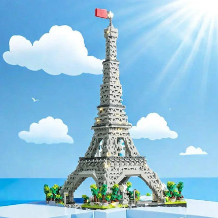 LED Eiffel Tower Micro Mini Building Blocks Set.