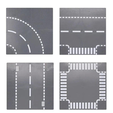 City Road Baseplate Block For Kids Diy Building.