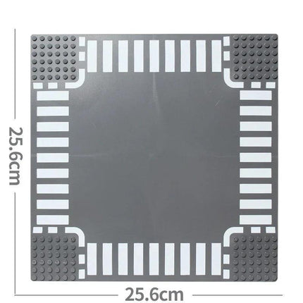 City Road Baseplate Block For Kids Diy Building.