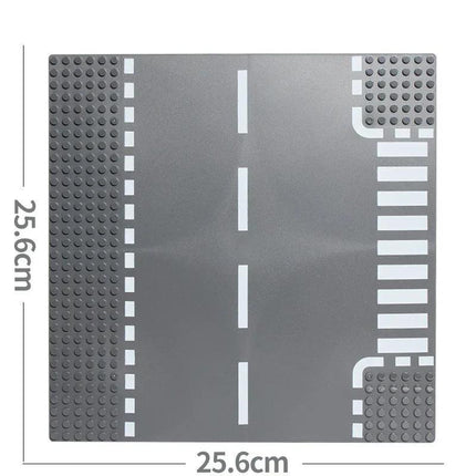 City Road Baseplate Block For Kids Diy Building.