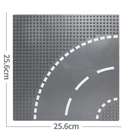 City Road Baseplate Block For Kids Diy Building.