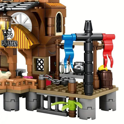 Pirate Island Fortress Building Blocks Set.