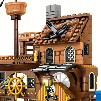 Pirate Island Fortress Building Blocks Set.