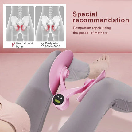 Smart Counting Pelvic Floor Thigh Trainer Recovery Pink.
