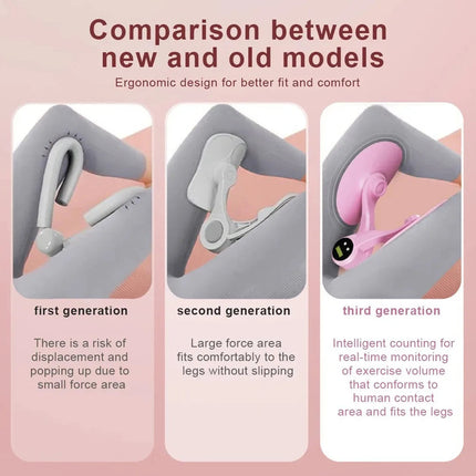 Smart Counting Pelvic Floor Thigh Trainer Recovery Pink.