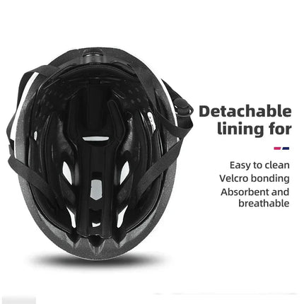 Lightweight Racing-Inspired Adult Bicycle Helmet Red.