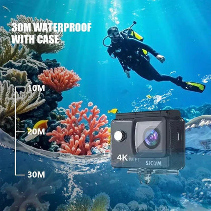 4K Action Camera 30M Waterproof Sports Cam Balck.