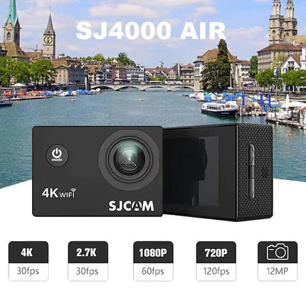4K Action Camera 30M Waterproof Sports Cam Balck.