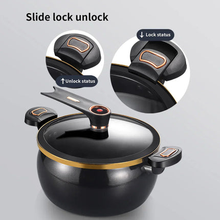 7L Micro-Pressure Non-Stick Stew Pot.