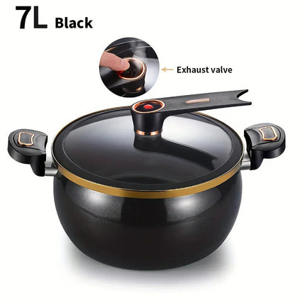 7L Micro-Pressure Non-Stick Stew Pot.
