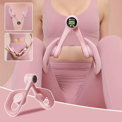 Smart Counting Pelvic Muscle Thigh Exerciser Pink.