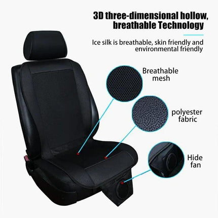 Spacer Car Cooling Seat Cushion-Fan  System Black.