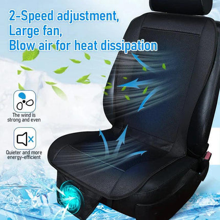 Spacer Car Cooling Seat Cushion-Fan  System Black.