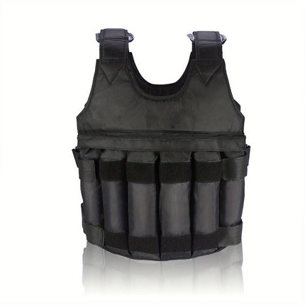 Adjustable 50Kg Weighted Vest For Fitness Training.
