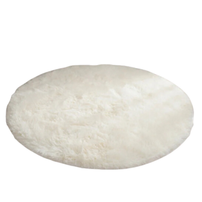 Ultra Soft Plush Round Rug.