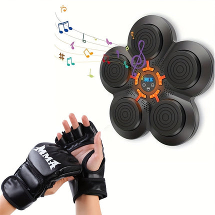 Boxing Training Kit With Reactive Led Wall Punching Target.