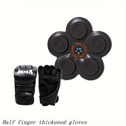 Boxing Training Kit With Reactive Led Wall Punching Target.