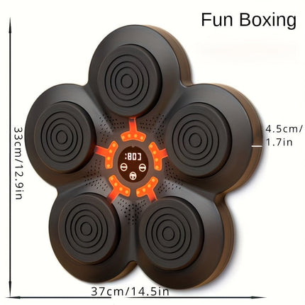 Boxing Training Kit With Reactive Led Wall Punching Target.