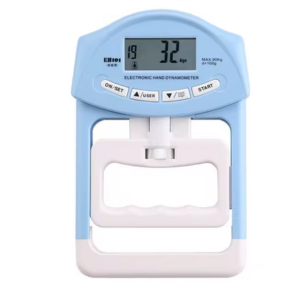 Digital Dynamometer Hand Grip Strength Tester - Blue.