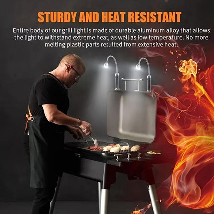 LED Grill Lights Magnetic Base BBQ Lamp.