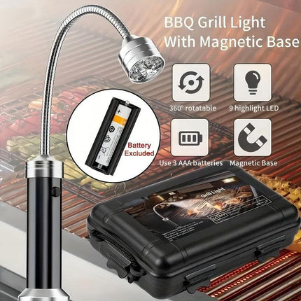 LED Grill Lights Magnetic Base BBQ Lamp.