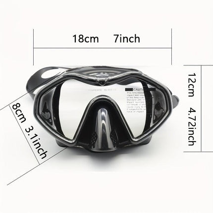 Adult Anti-Fog Snorkel Set with Dry Tube.